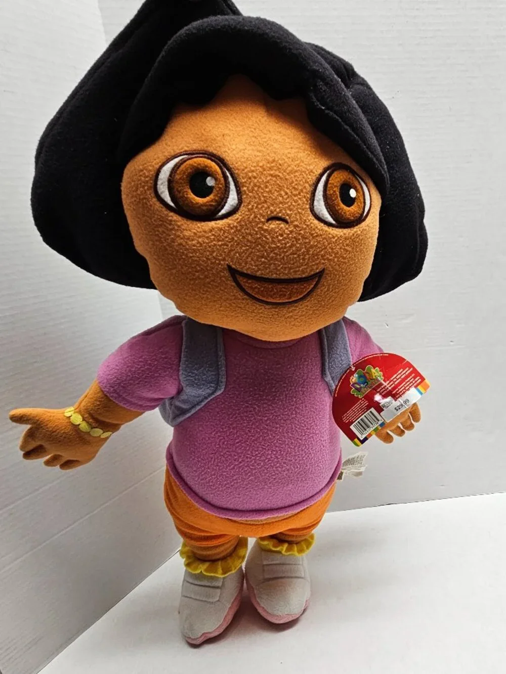 New Vintage Nickelodeon Nick Jr Huge Big DORA the Explorer Cuddle Pillow Doll 2f